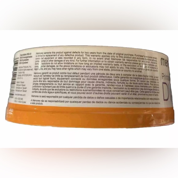 Memorex 20 Pack Printable DVD-R 16X 4.7GB 120Min. - Picture 3 of 4